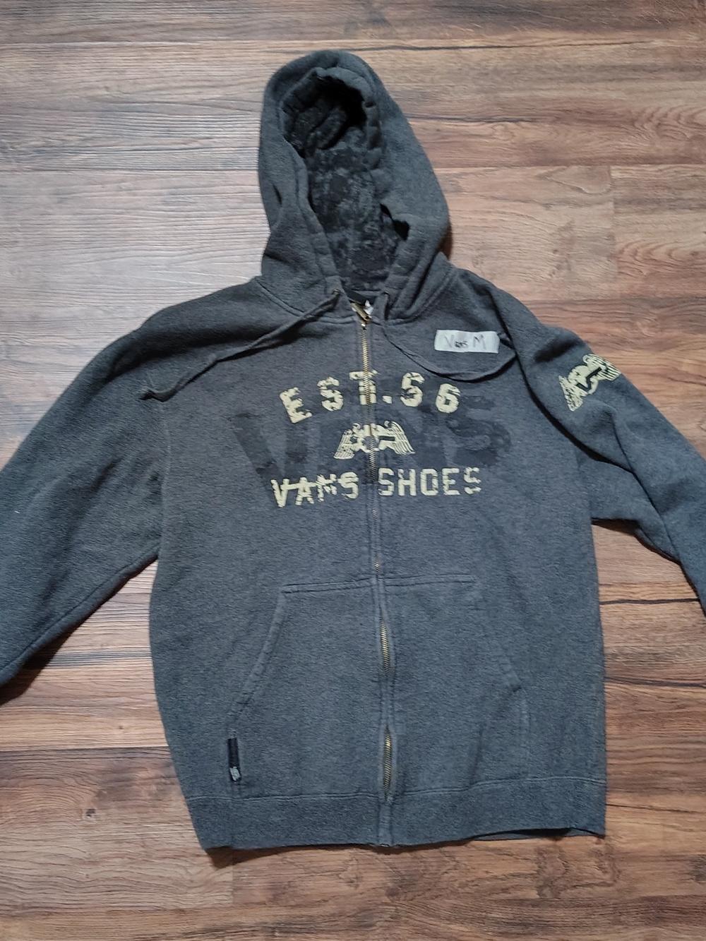 Vans Gray Zip-Up Hoodie Jacket